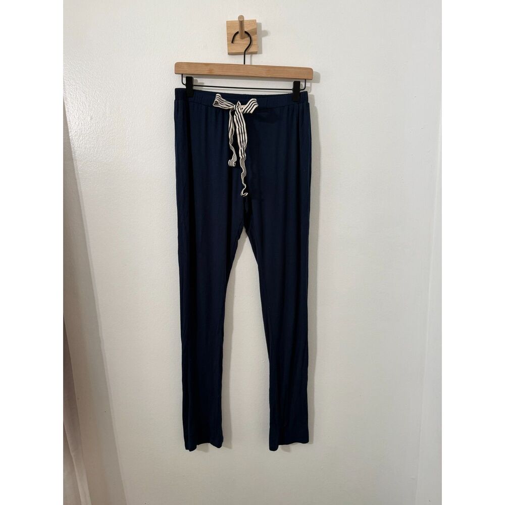 Lake Pajamas Navy Blue Lounge Pants Size XS Cozy Drawstring Bed Night